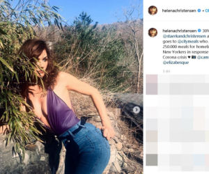 Helena Christensen młodnieje na kwarantannie
