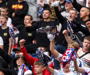 Górnik Zabrze - Lech Poznań: Zdjęcia kibiców i zawodników z meczu 8. kolejki PKO BP Ekstraklasy