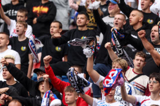Górnik Zabrze - Lech Poznań: Zdjęcia kibiców i zawodników z meczu 8. kolejki PKO BP Ekstraklasy