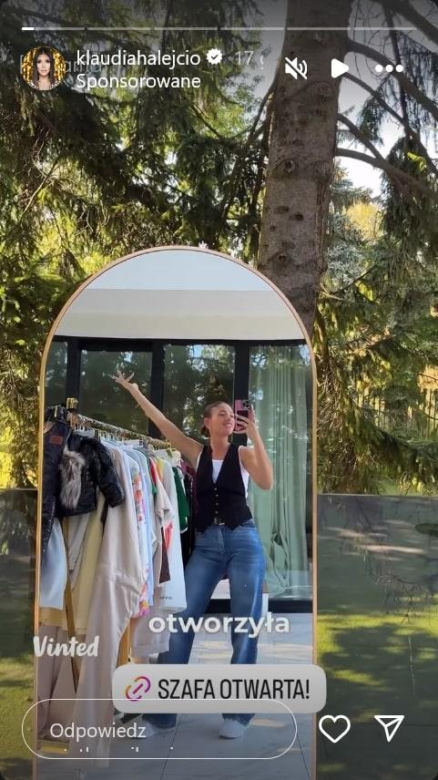 Klaudia Halejcio ma dom za 9 milionów, a sprzedaje stare ciuchy w sieci. Tak brakuje jej kasy?
