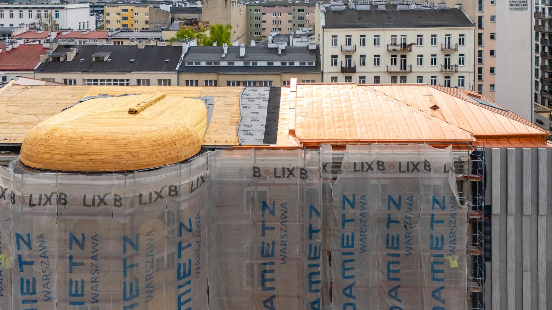 Budowa Muzeum Getta Warszawskiego - kwiecień 2026