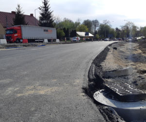 Widać już połowę ronda! Mamy najnowsze zdjęcia z przebudowy ulicy Lwowskiej w Tarnowie