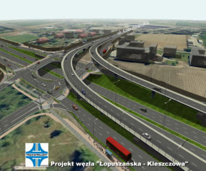 Projekt węzła Łopuszańska - Kleszczowa 