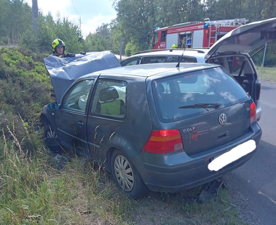 Groźny wypadek pod Żaganiem
