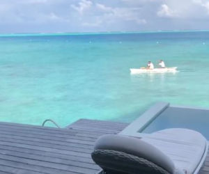 Joanna Krupa z mężem na Bora Bora 