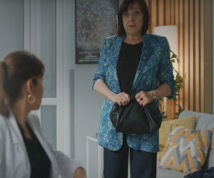 M jak miłość, odcinek 1900. Iwona (Hanna Śleszyńska), Aneta (Ilona Janyst)