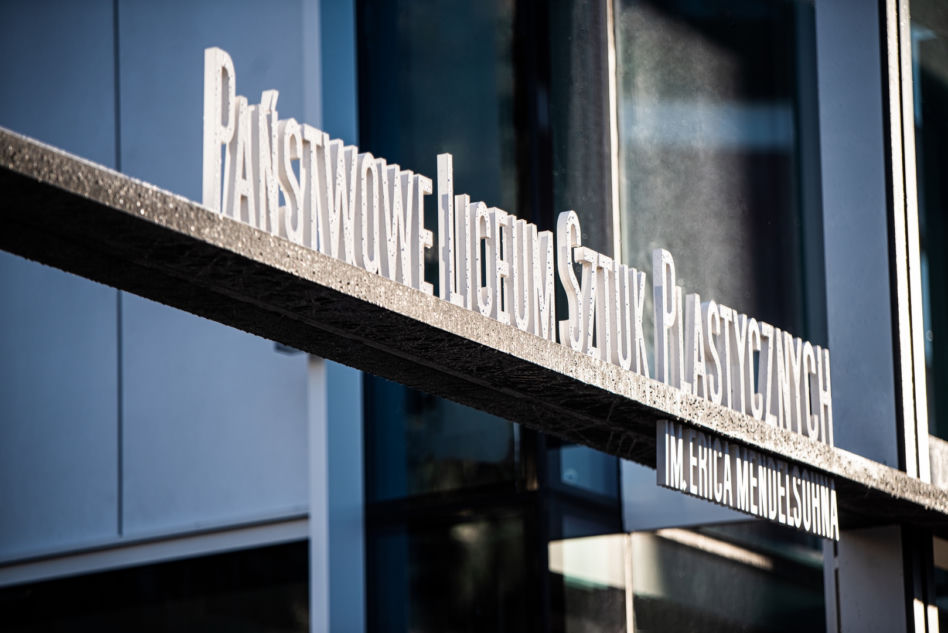 Pawilon wystawienniczy liceum plastycznego w Olsztynie
