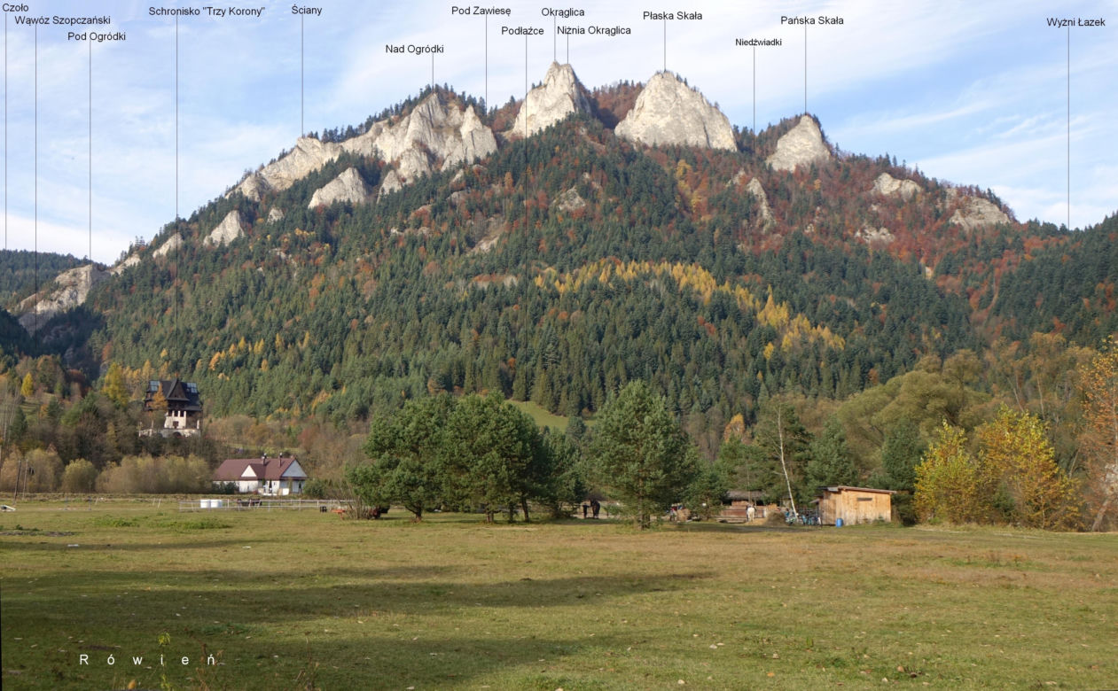 Trzy Korony, Pieniny