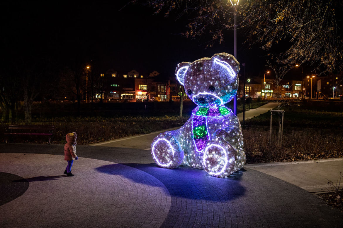 Finał „Świeć się z Energą”. Świąteczne iluminacje w Łomży [ZDJĘCIA]