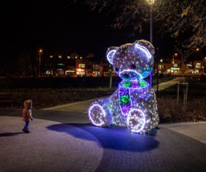 Finał „Świeć się z Energą”. Świąteczne iluminacje w Łomży [ZDJĘCIA]