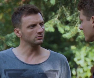 M jak miłość odc. 1410. Bartek (Arkadiusz Smoleński), Janek (Tomas Kollarik)