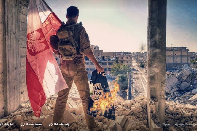 Polacy pokonali ISIS: 'W samym sercu Raqqa zawisła wielka polska flaga'