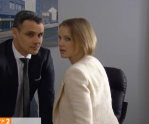 O mnie się nie martw 4 sezon. Iga (Joanna Kulig), Łukasz (Jan Wieczorkowski)