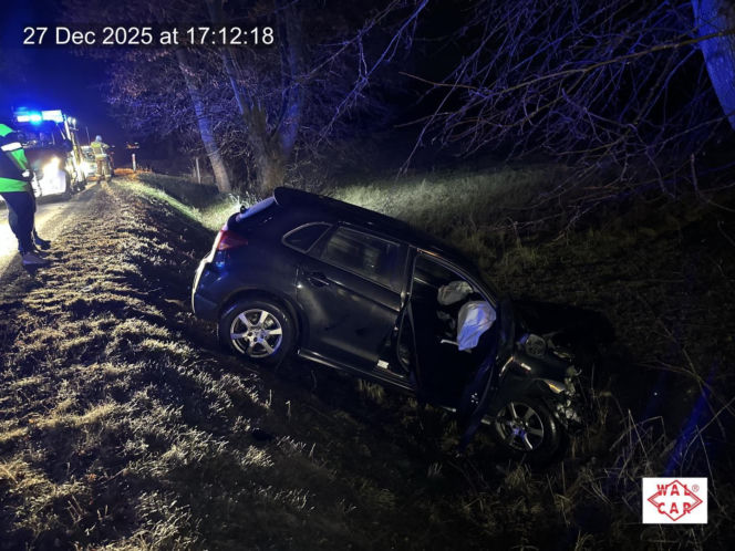 Wypadek w powiecie kłobuckim