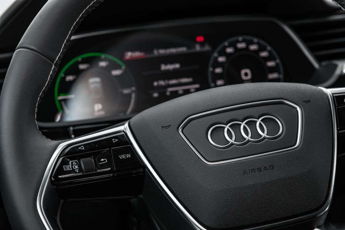 Wnętrze Audi e-tron Sportback 55 quattro S line