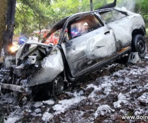 Groźny wypadek pod Jelenią Górą