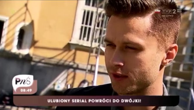 Czas honoru 7 sezon - na planie serialu. Maciej Zakościelny