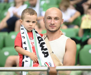 Legia Warszawa - Zagłębie Lubin: Zdjęcia kibiców