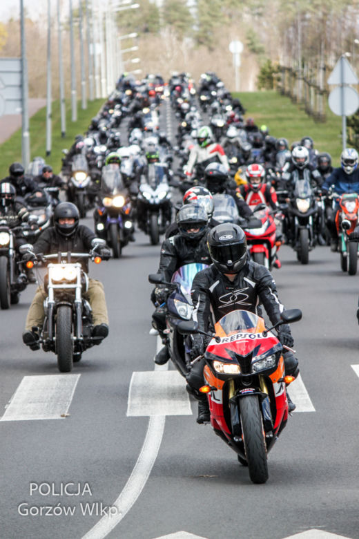 Parada motocyklowa w Gorzowie Wielkopolskim