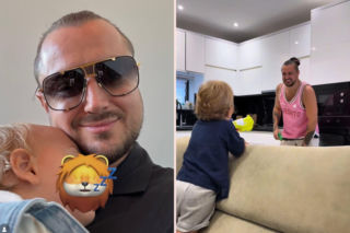 Alek Baron w pięknych słowach do synka przed świętami. „Oczy wpatrzone we mnie leczą w moim sercu wszystko”