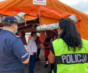 Wypadek na DK1 w Bogusławicach