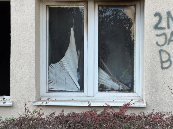 Pożar w alei Szucha