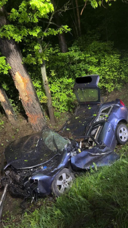 Śmiertelny wypadek na DK63 w powiecie siedleckim 