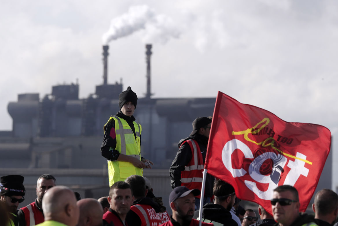 Protest we Francji