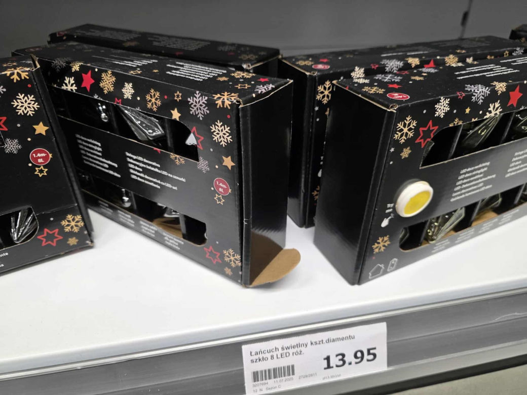Boże Narodzenie w sierpniu.