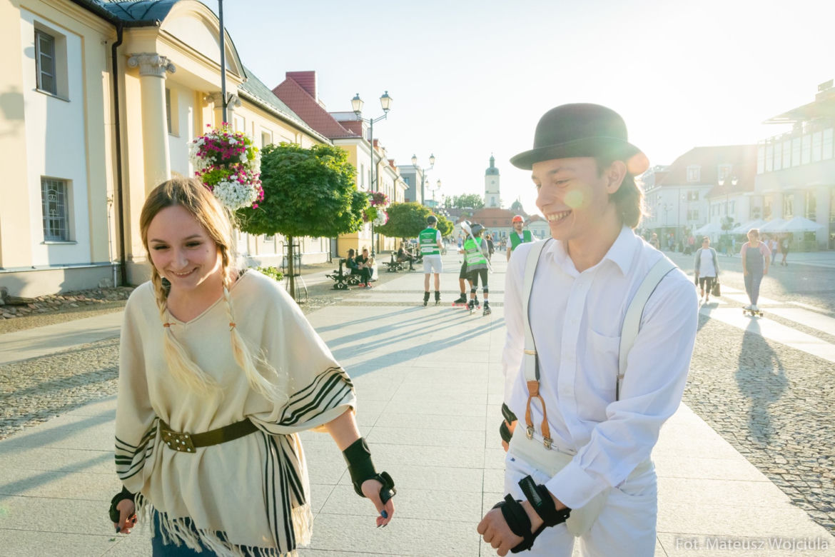 4. Nightskating Białystok. Przejazd filmowy