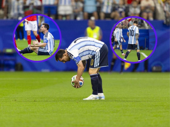 Tak naprawdę zachowywał się Leo Messi podczas meczu Argentyna - Austria. Zdjęcia pokazują wszystko