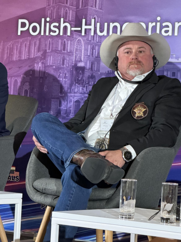 Szeryf hrabstwa Calhoun w Teksasie Bobby Vickery z wizytą w Polsce