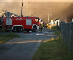 Pożar składowiska w Chorzowie opanowany