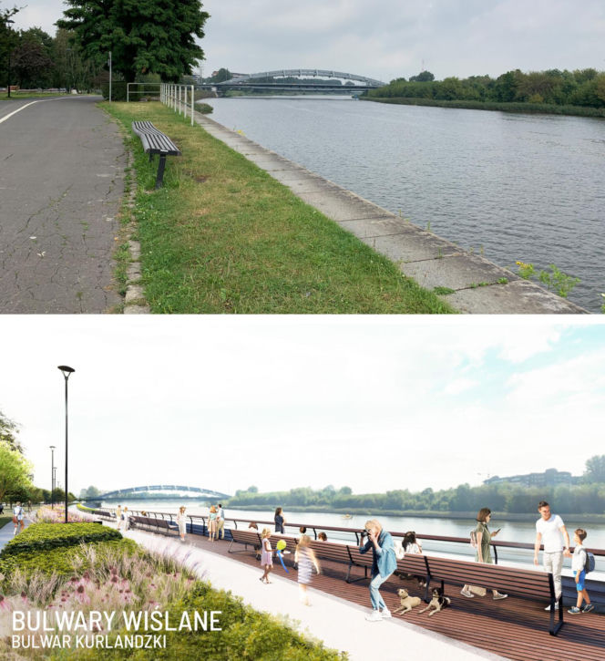 Rewitalizacja Bulwarów Wiślanych w Krakowie. Miasto inwestuje 20,5 mln zł