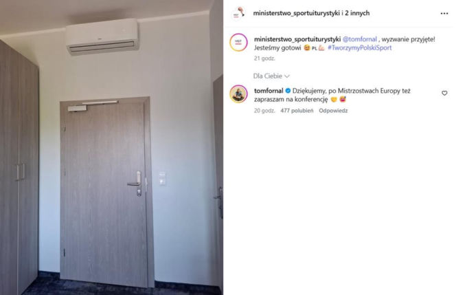Ministerstwo reaguje na prośbę Tomasza Fornala