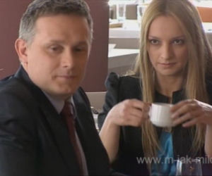 M jak miłość, Artur Rogowski (Robert Moskwa) i Teresa (Dominika Łakomska)