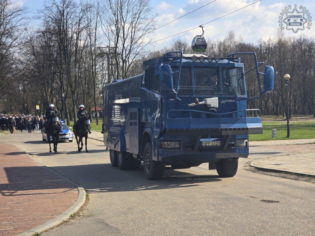 Incydenty podczas meczu Ruchu Chorzów z Legią Warszawa. Interweniowała policja