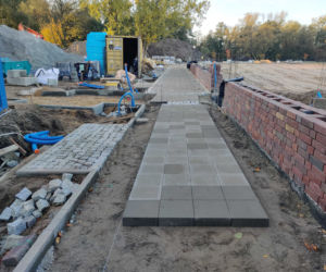 Przebudowa kąpieliska w Dąbiu - październik 2020