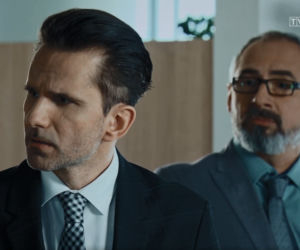 M jak miłość, odcinek 1596, Adam Werner (Jacek Kopczyński), Kamil (Marcin Bosak)