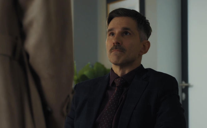 M jak miłość, odcinek 1918. Kamil (Marcin Bosak), Paulina Lipska (Maria Wieczorek)