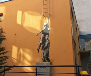 Tajemniczy mural w centrum Szczecina
