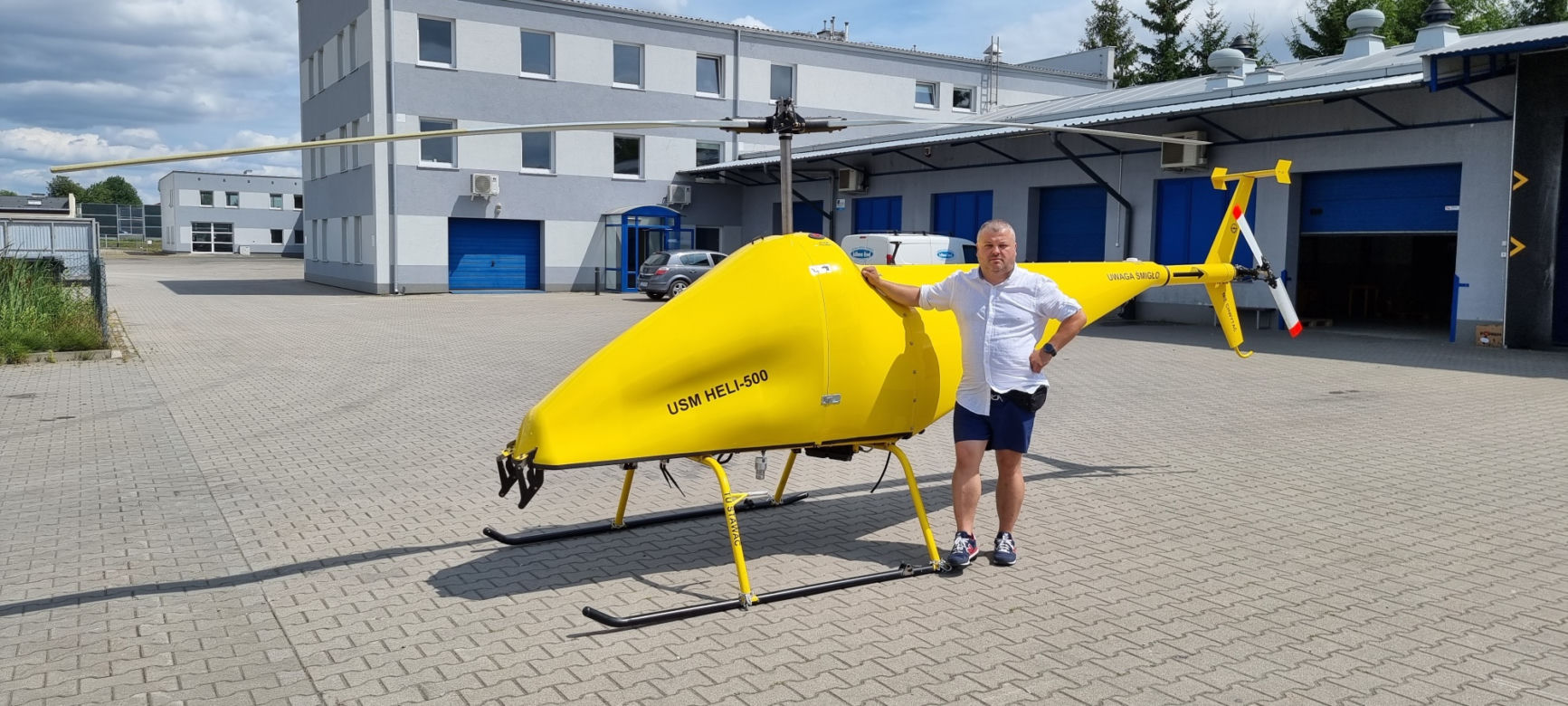Jedyny taki dron w Europie. Do zadań specjalnych i transportu organów