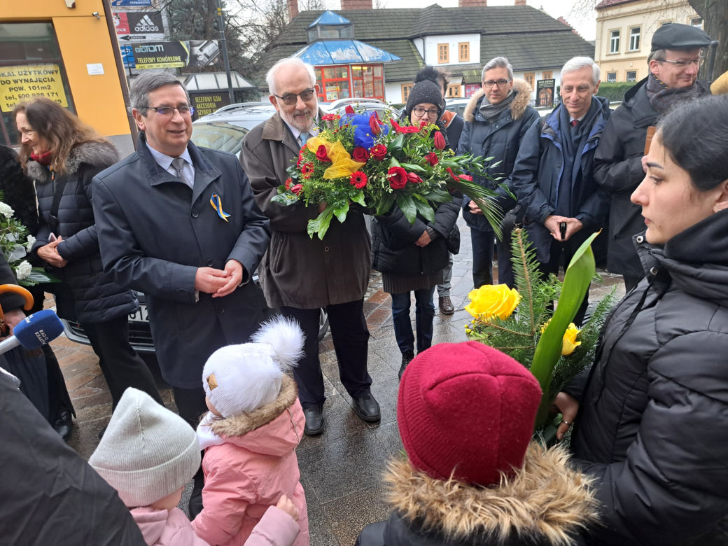 Rocznica wybuchu wojny w Ukrainie - uroczystości w Tarnowie