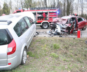 poważny wypadek