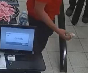 Ukradł naklejki