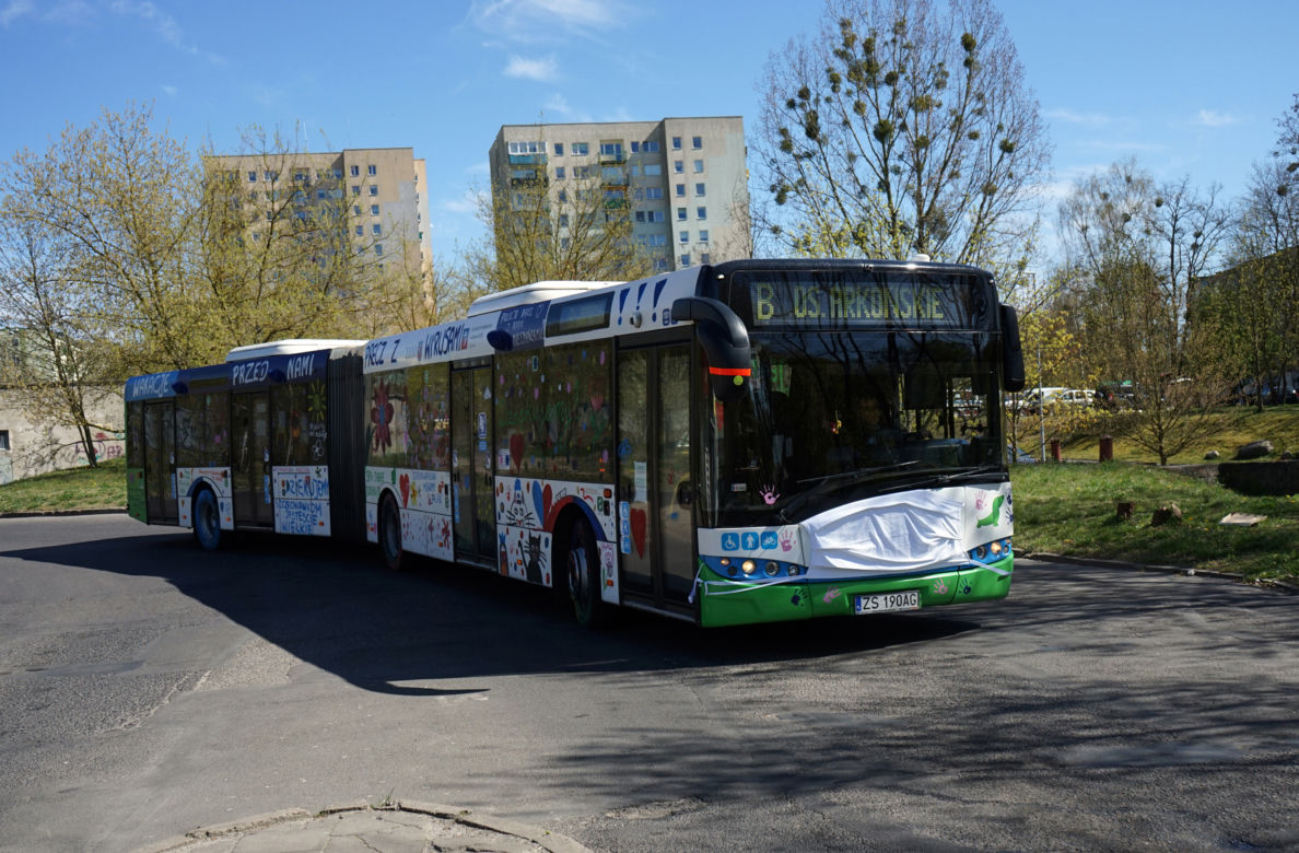 Autobusy z podziękowaniami