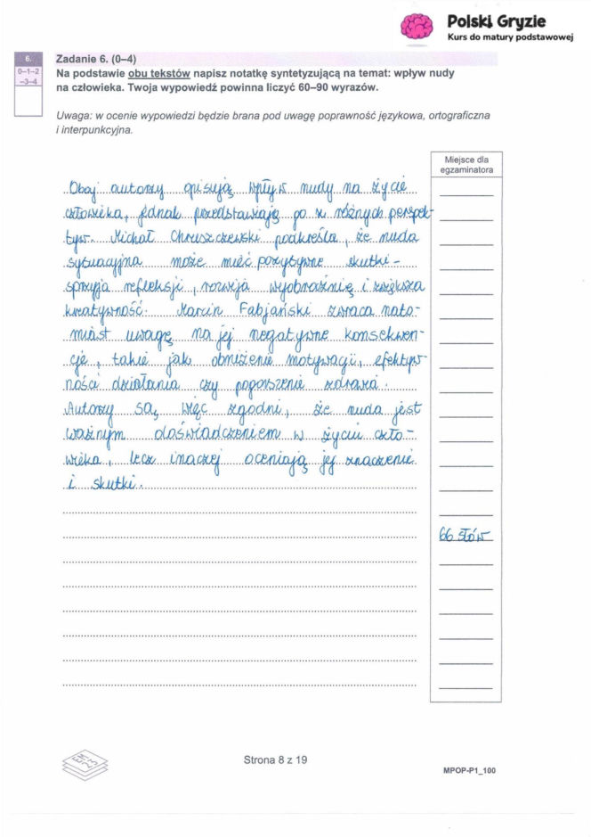 Próbna matura 2026: polski. Arkusze CKE, pytania i odpowiedzi z języka polskiego [4.03.2026]