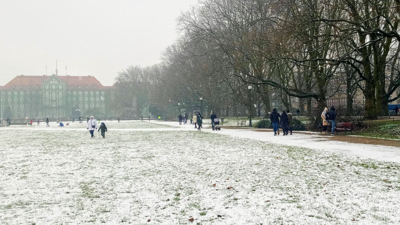 Noworoczny atak zimy w Szczecinie