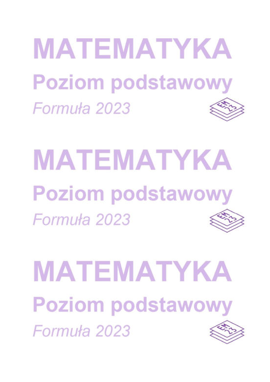 Matura próbna z matematyki 2023 - arkusz CKE