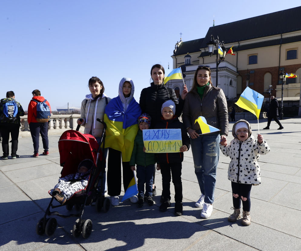 Spontaniczny protest matek z Ukrainy. „Powstrzymajmy zabijanie dzieci”
